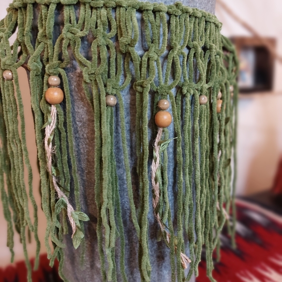 Macrame Plant Skirt - Picture 2 of 5